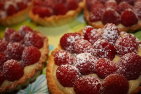Tartelettes framboises